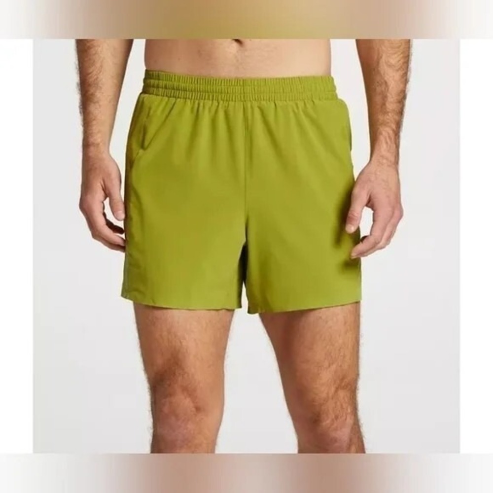VRST Men's 5'‎ Accelerate Shorts Green NWT Size XL Lined Training Relaxed Fit